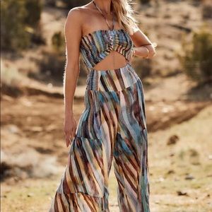Mariposa halter jumpsuit